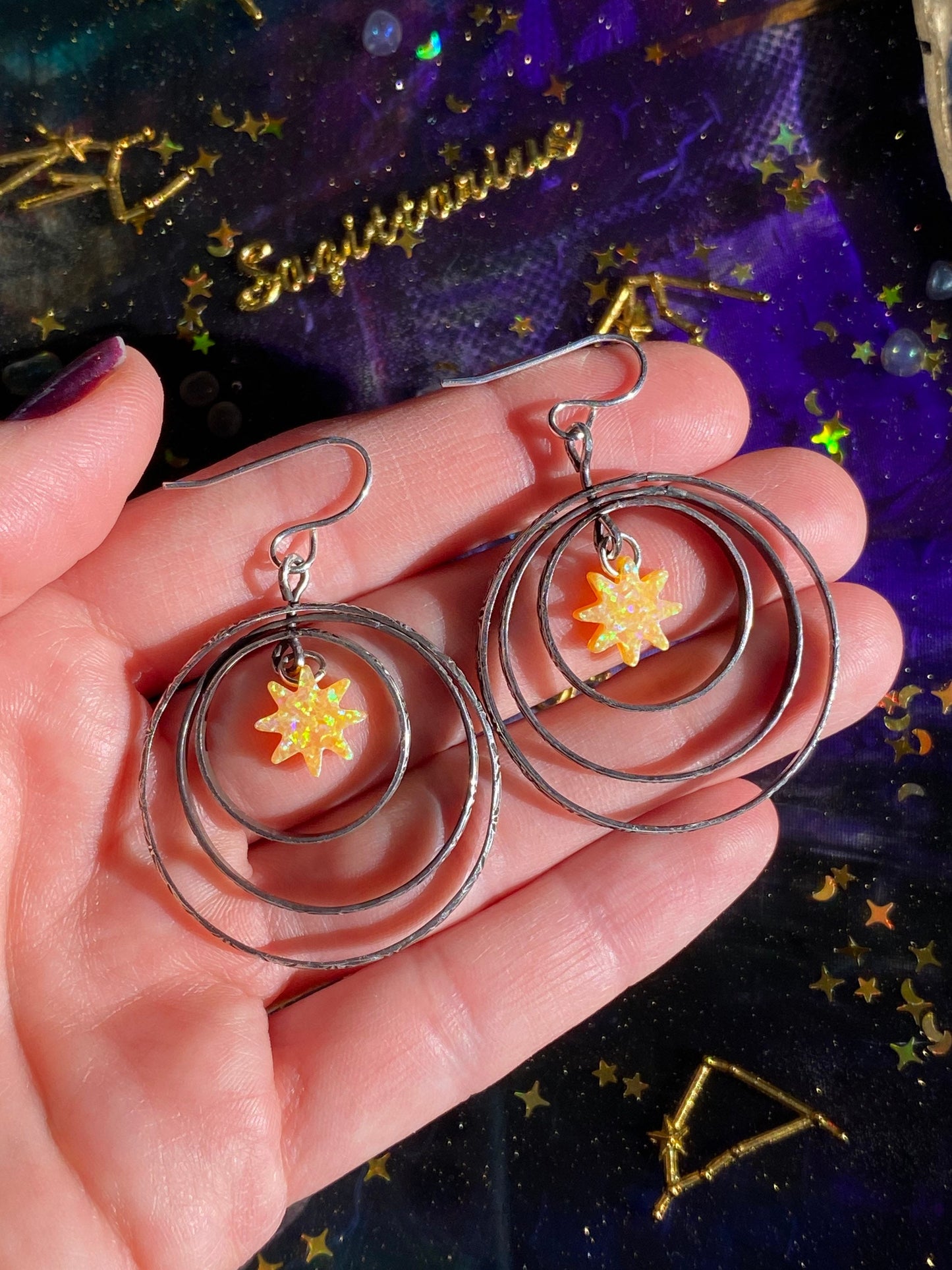 Orbiting the Sun Earrings